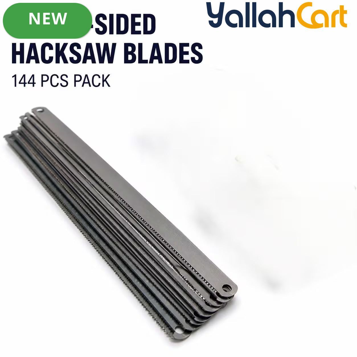 12-Inch Carbon Steel Hacksaw Blade – Black, 300mm Replacement Blade, 24 TPI Metal Cutting Blade for DIY & Workshop