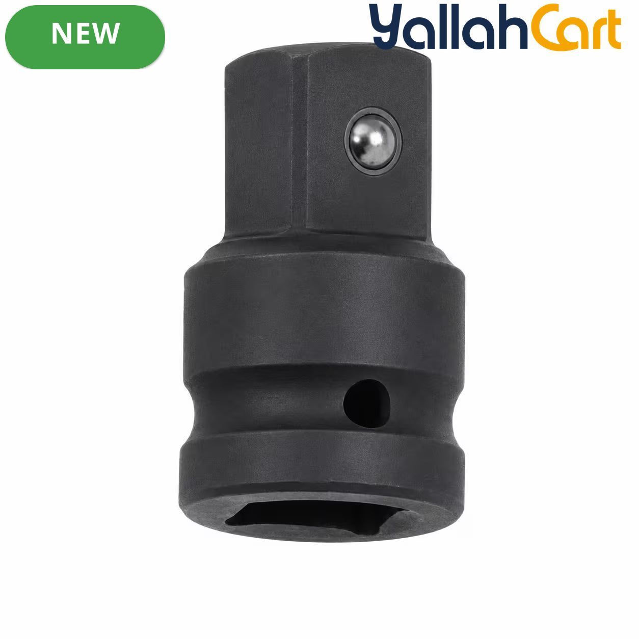 3/4-Inch Female to 1-Inch Male Impact Socket Adapter – Black, Chrome Molybdenum Steel Drive Converter for Impact Wrench & Breaker Bar