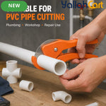 3–32mm PVC Pipe Cutter – Red & Black, Manual Plastic Tube Cutting Tool with Curved Jaw for Plumbing, DIY & Home Repair