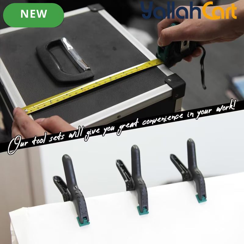 238pcs Home & Auto Tool Kit – Green, Complete Hand Tool Set with Storage Box, Wrenches, Sockets & Accessories for Garage, Home Repair & DIY Projects