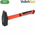 1500g Bench Hammer – Black & Silver, Fiberglass Handle with Rubber Grip and Heavy-Duty Steel Head for Workshop, Construction, Repair & DIY Use