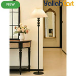 1pc Metal Floor Lamp - Black, 130cm Retro Style Pole Lamp, Modern High-End Standing Light, Easy Design for Living Room, Bedroom, TV Area, Dining Room & Home Decoration