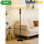 1pc Metal Floor Lamp - Black, 130cm Retro Style Pole Lamp, Modern High-End Standing Light, Easy Design for Living Room, Bedroom, TV Area, Dining Room & Home Decoration