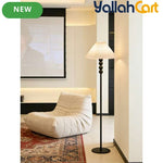 1pc Metal Floor Lamp - Black, 130cm Retro Style Pole Lamp, Modern High-End Standing Light, Easy Design for Living Room, Bedroom, TV Area, Dining Room & Home Decoration