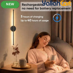 2pcs Rechargeable Wall Lamps - Black, 50cm LED Wireless Wall Sconces, Dimmable Light with Rechargeable Battery, Crystal Design, USB Powered, Modern Wall Lighting for Bedroom, Living Room & Hallway