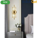 Modern Luxury Gold-Plated Wall Light - Stainless Steel Base, Black & Gold Finish, 1pc/2pcs Decorative Wall Lamp, Modern Sconce for Living Room, Bedroom, Corridor, Cafe & Office