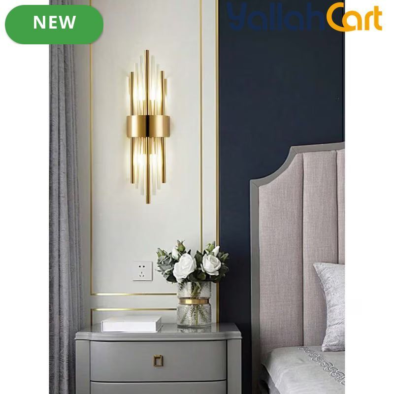 Modern Luxury Gold-Plated Wall Light - Stainless Steel Base, Black & Gold Finish, 1pc/2pcs Decorative Wall Lamp, Modern Sconce for Living Room, Bedroom, Corridor, Cafe & Office