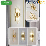 Modern Luxury Gold-Plated Wall Light - Stainless Steel Base, Black & Gold Finish, 1pc/2pcs Decorative Wall Lamp, Modern Sconce for Living Room, Bedroom, Corridor, Cafe & Office