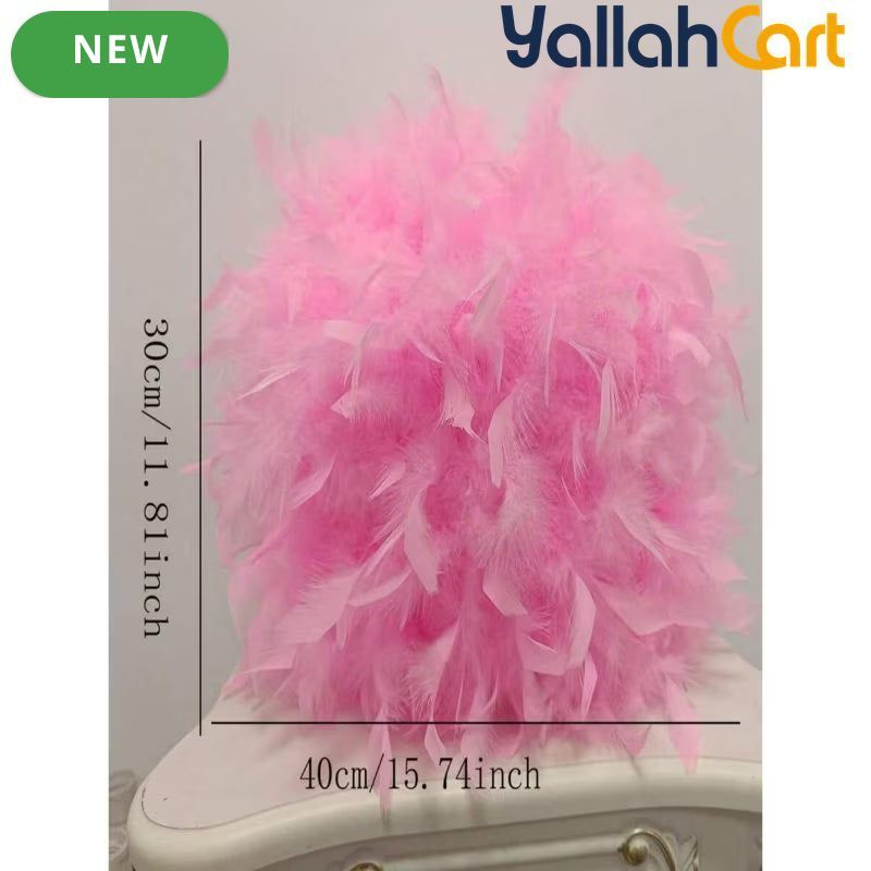 1pc Warm Romantic Artificial Flame Ball Lamp Shade - Pink, Small 30cm Retractable Flame Ball Lampshade with Holder, Modern Decorative Cover for Home, Party & Event Decor