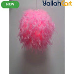 1pc Warm Romantic Artificial Flame Ball Lamp Shade - Pink, Small 30cm Retractable Flame Ball Lampshade with Holder, Modern Decorative Cover for Home, Party & Event Decor
