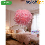 1pc Warm Romantic Artificial Flame Ball Lamp Shade - Pink, Small 30cm Retractable Flame Ball Lampshade with Holder, Modern Decorative Cover for Home, Party & Event Decor
