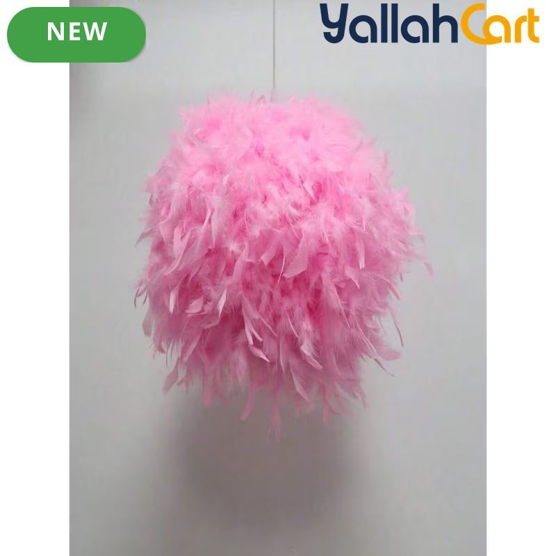 1pc Warm Romantic Artificial Flame Ball Lamp Shade - Pink, Small 30cm Retractable Flame Ball Lampshade with Holder, Modern Decorative Cover for Home, Party & Event Decor
