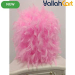 1pc Warm Romantic Artificial Flame Ball Lamp Shade - Pink, Small 30cm Retractable Flame Ball Lampshade with Holder, Modern Decorative Cover for Home, Party & Event Decor