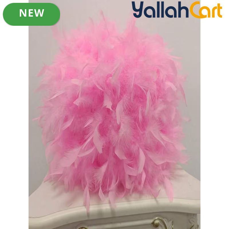 1pc Warm Romantic Artificial Flame Ball Lamp Shade - Pink, Small 30cm Retractable Flame Ball Lampshade with Holder, Modern Decorative Cover for Home, Party & Event Decor