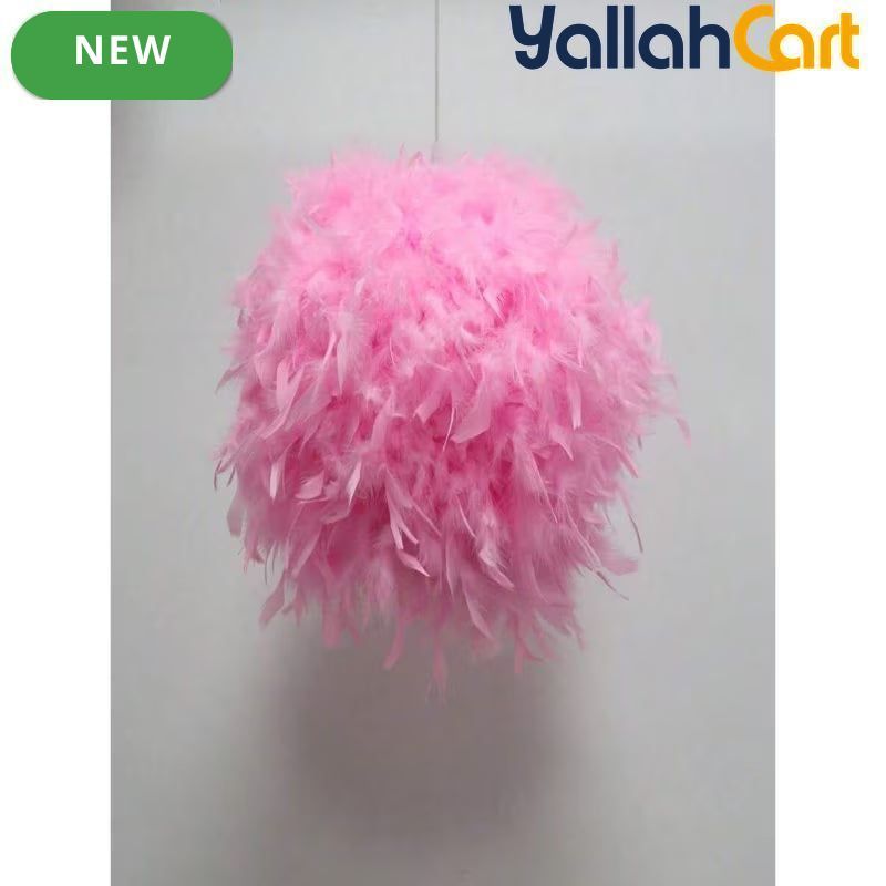 1pc Warm Romantic Artificial Flame Ball Lamp Shade - Pink, Small 30cm Retractable Flame Ball Lampshade with Holder, Modern Decorative Cover for Home, Party & Event Decor
