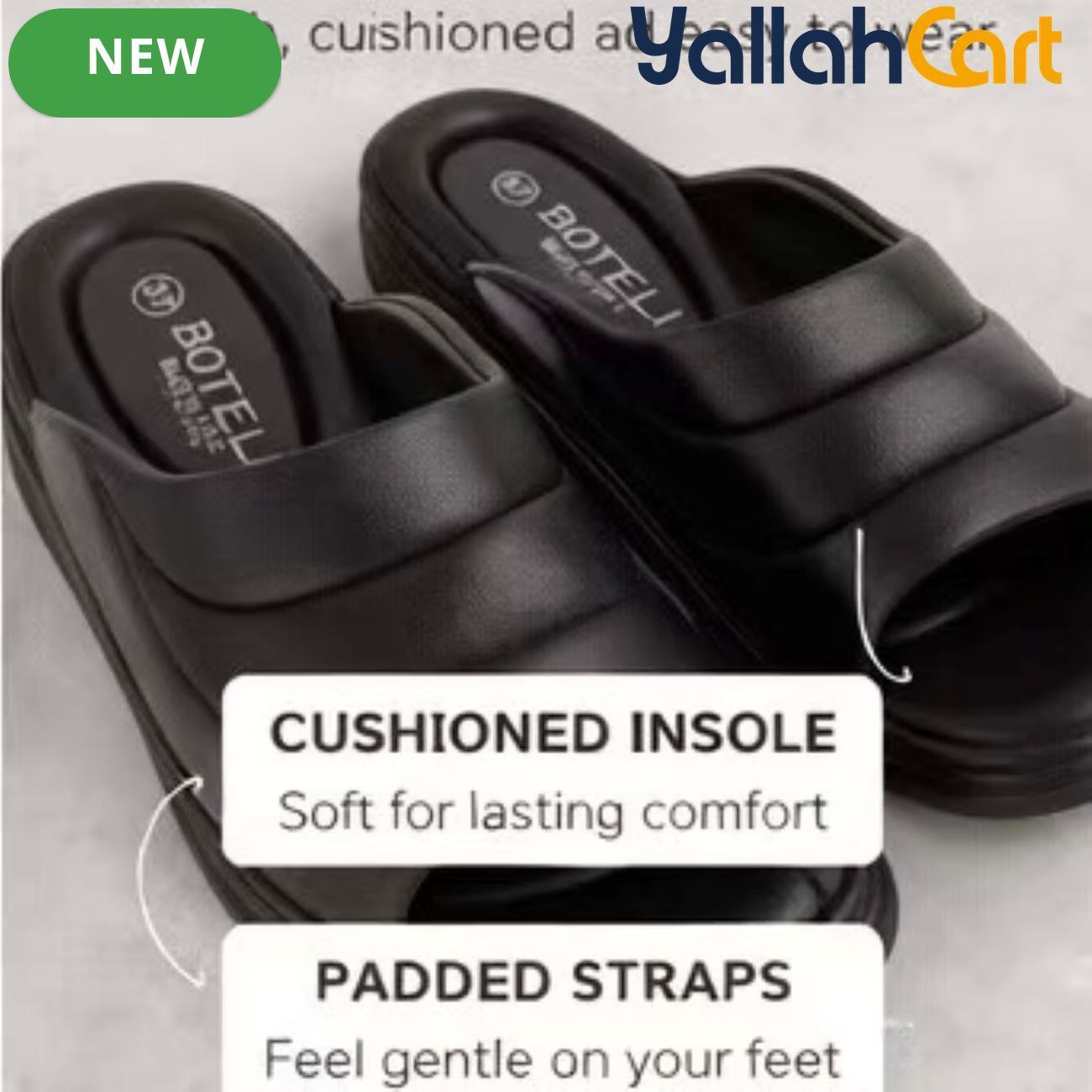 Women’s Quilted Platform Slide Sandals – Cushioned Strap Open-Toe Wedge Shoes