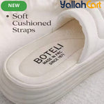 Women’s Quilted Platform Slide Sandals – Cushioned Strap Open-Toe Wedge Shoes