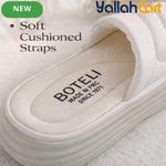 Women’s Quilted Platform Slide Sandals – Cushioned Strap Open-Toe Wedge Shoes