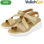 Women’s Adjustable Strap Wedge Sandals – Open-Toe Thick Platform Summer Shoes