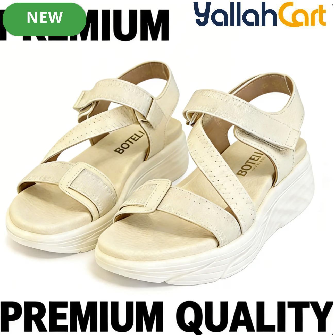 Women’s Adjustable Strap Wedge Sandals – Open-Toe Thick Platform Summer Shoes