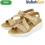 Women’s Adjustable Strap Wedge Sandals – Open-Toe Thick Platform Summer Shoes