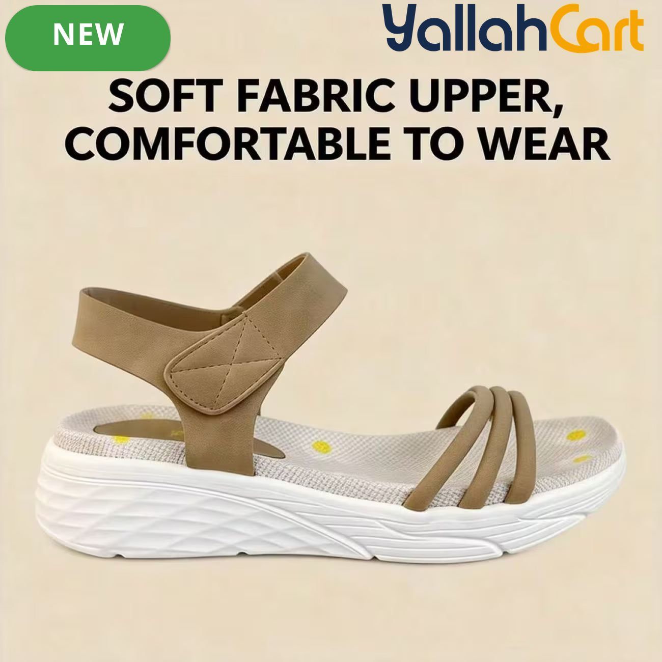 Women’s Floral Wedge Sandals – Open-Toe Ankle-Strap Summer Shoes