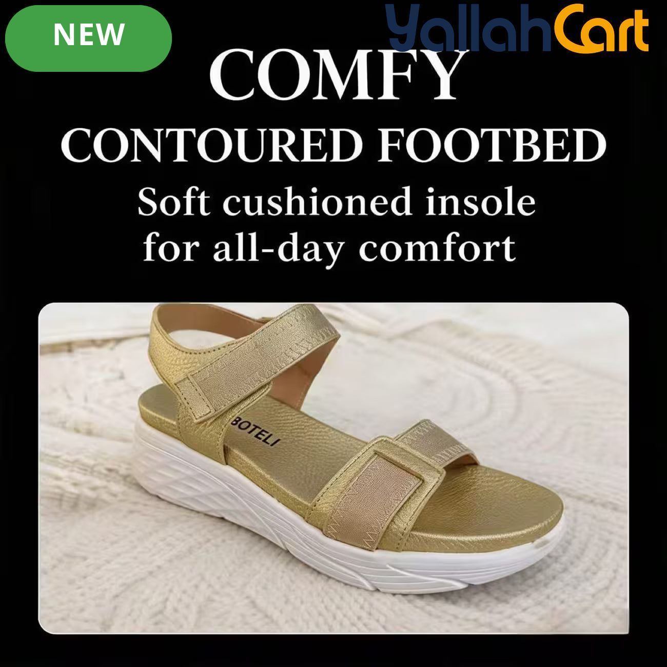 Women’s Open-Toe Wedge Sandals – Lightweight Platform Heels with Ankle Straps
