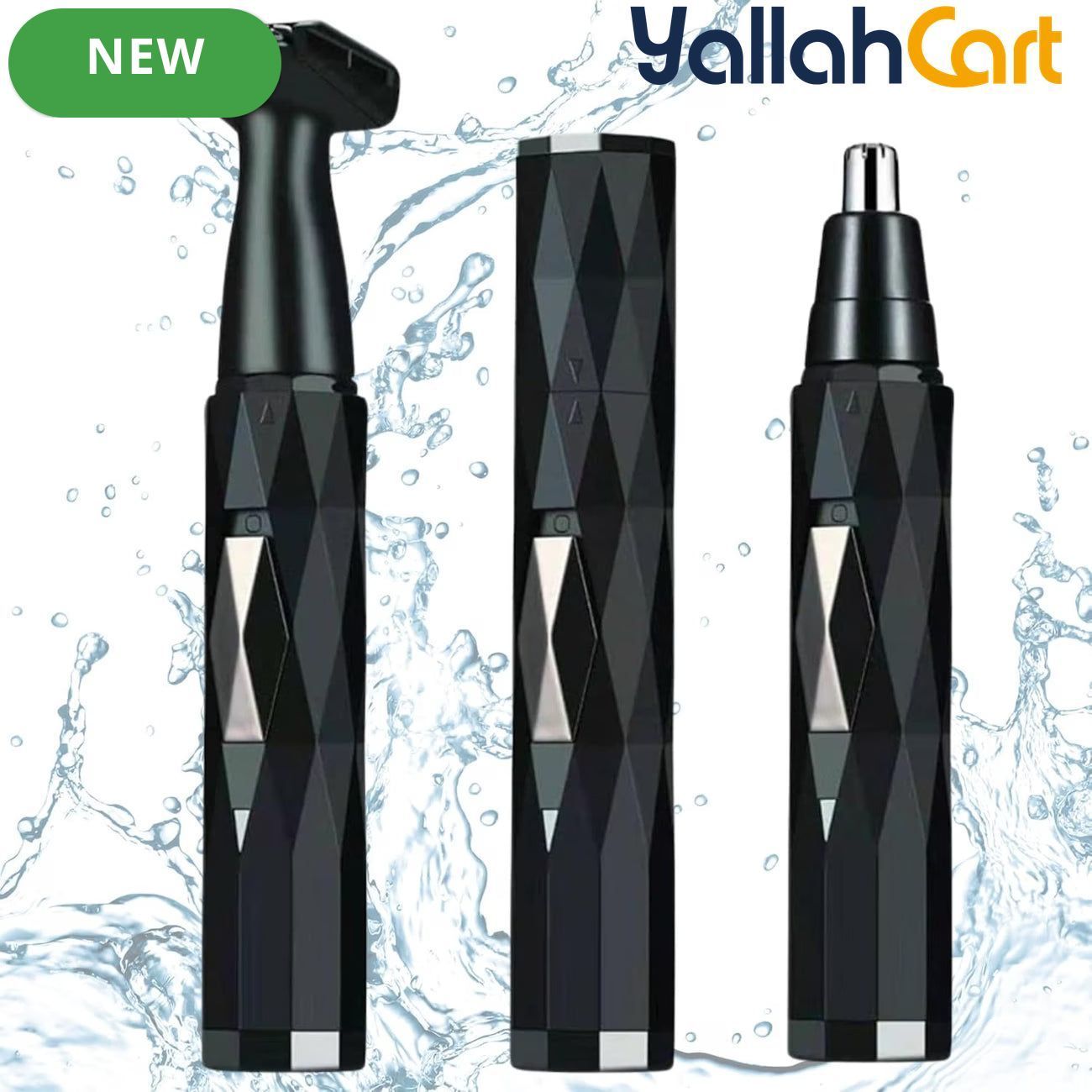 Black 2-in-1 Nose & Ear Hair Trimmer