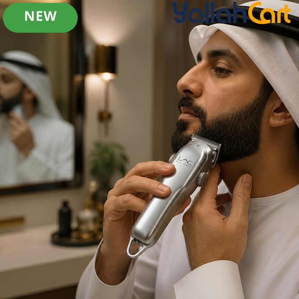 Golden Cordless Hair Clipper with Guide Combs