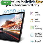 Qetupa Z17 10.1-inch Android 15 Tablet – Octa-Core, 4GB RAM, 64GB/128GB Storage & 6000mAh Battery