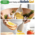 13-Piece Silicone Kitchen Utensil Set with Stainless Steel Handles & Drain Rack