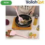 18-Piece Silicone Kitchen Utensil Set with Storage Basket – Cooking & Baking Tools